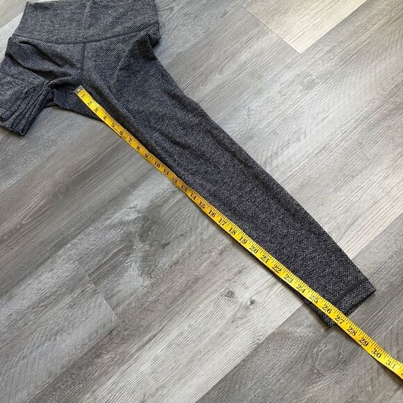 Lululemon High Rise Wunder Under Leggings Heathered Herringbone 4 - Picture 8 of 9